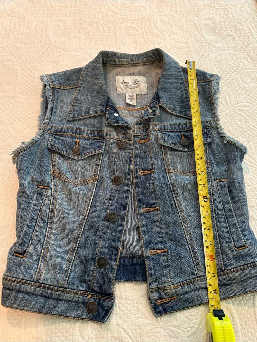 Blue Denim Vest